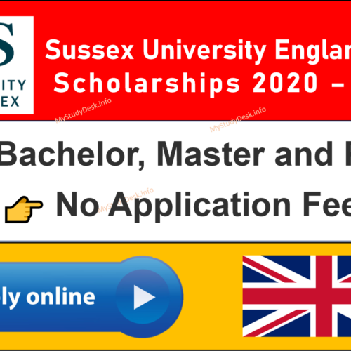 Sussex University England Scholarships 2020 2021