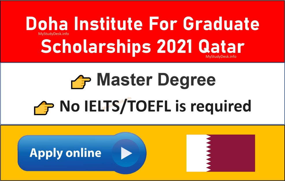 Doha Institute For Graduate Scholarships 2021 Qatar Fully Funded